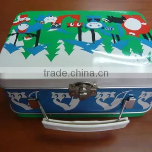 Lunch Tin Box With Cute Design, Kid's Lunch Box thumbnail-1