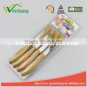 WCE2440 Hot Sale Cutlery Set 12 Pcs Stainless Steel With Plastic Handle Steak Knife Set thumbnail-1