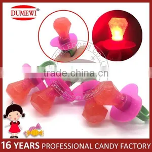 Girl Light Diamond Ring Candy Hard Pop Candy Ring Light thumbnail-1
