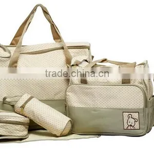 5PCs Baby Nappy Changing Bag Set thumbnail-6