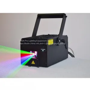 4000MW RGB Анимированный лазерный проектор для стен / Профессиональный портативный лазерный проектор для сцены thumbnail-1