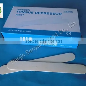 Medical Sterile Disposable Birch Wooden Tongue Depressor thumbnail-1
