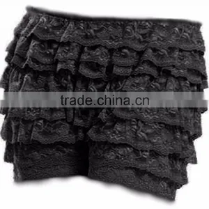 High Quality Women Fashion 8 Layers Lace Frilly Ruffle Knicker Sexy Underwear Shorts Hot Pants Safety Skirt thumbnail-2