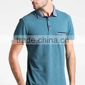 MGOO New Model Slim Fit Quick Dry Golf Shirt Men Three Buttons Pique Polo Shirts Wholesale thumbnail-4