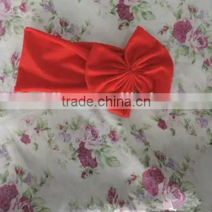 New Style Cute Baby Hair Bands Children Cotton Knit Hair Accessories Fashion Cotton Elactic Bands Wholesale Girls Bowknot Bands thumbnail-2