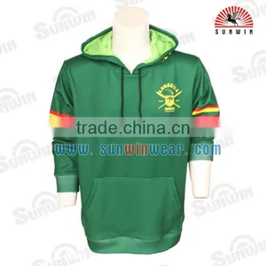 Custom Logo no Zipper Pullover Polyester Mens Clothing Hoodie thumbnail-1