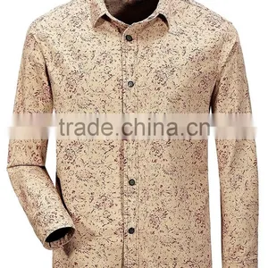 New Design Men Casual Shirts Floral Men European Dress Shirts thumbnail-1