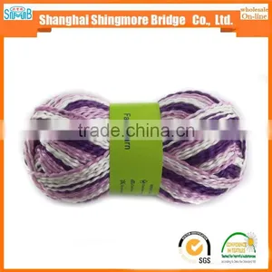 China Fancy Hand Knitting Yarn Factory Direct Wholesale 100%acrylic Fancy Wave tt Yarn With Oeko Tex Quality thumbnail-2