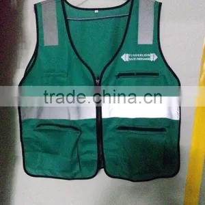 Customized Cheap 3m Blue Mesh Fabric Reflective Safety Vest thumbnail-6