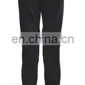 Wholesale Stretch Knit Panel Leather Legging Stretch Pants thumbnail-3