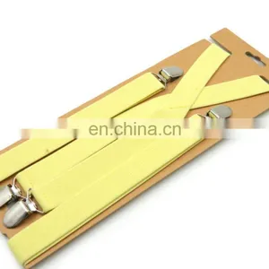 2017 Wholesale Low MOQ Solid Color Suspenders thumbnail-1