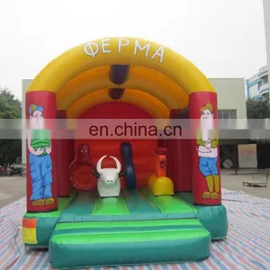 Direct Manufacture of Factory Price Farm Bouncy Castle With Air Blower thumbnail-1