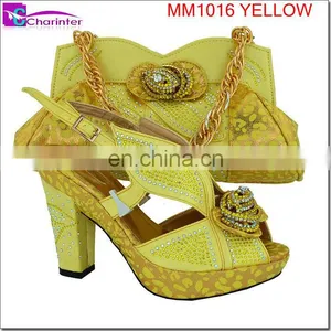 High Heels Women Shoe and Bag Bag and Shoes Set Women Shoes Matching Bag thumbnail-6