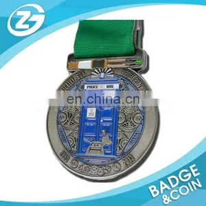 Promotion Gift Custom Zinc Alloy Metal Sport Medal With Ribbon thumbnail-6