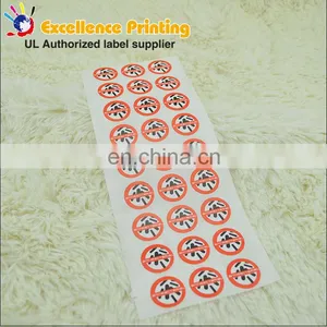 Self Adhesive Red Label, Label Sticker, Printed Label thumbnail-1