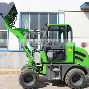Low Price China Year 4*4 Drivel Wheel Wheel Loader 0.8ton Zl08 Mini Steer Wheel Loaders for Sale thumbnail-4