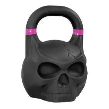 New Custom Powder Coated Skull Kettlebell thumbnail-1
