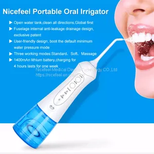 Manufacturer Directly Nicefeel Hot Selling Cordless Water Flosser Newest Oral Irrigator OEM ODM Available thumbnail-5