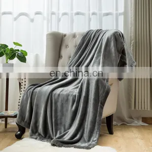 Wholesale Superior Personalized Super Cozy High Quality Material Flannel Adult Blanket thumbnail-4