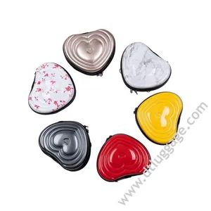 Heart-Shaped Hard Shell Beauty Case for Cosmetic Make up thumbnail-1