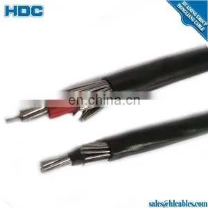 Aluminum(Aluminium Alloy-8000) ASTM B801 Concentric Cable XLPE/HDPE Insulated 2*10+10mm2 50A 600V for South America thumbnail-5