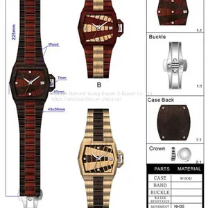Wooden Watch Design thumbnail-1