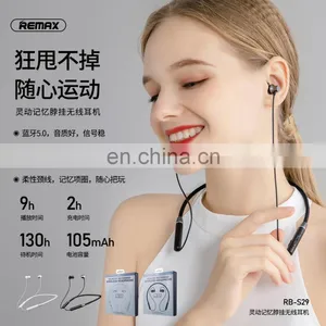 Remax 2020 New Arrival Linton Series Neckband U-shaped Memory Collar Wireless Earphone Headphone thumbnail-6