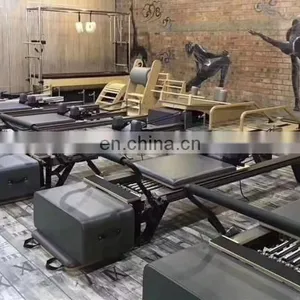 The Clinical Machine Combination India Half Trapeze Table Aluminum Bed With Tower For Sale Melbourne Pilates Reformer Equipment thumbnail-6