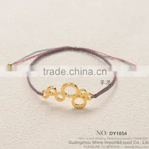2015 New Fashion Bangle Cotton Paraffined Rope Woven Bracelet thumbnail-2