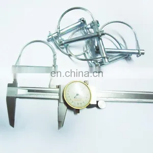 Cartbon Steel Round Handle Style Wire Tab Lock Pins Snap Lock Pin Safety Lock Pin thumbnail-1