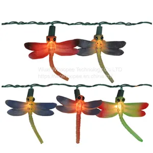 Christmas String Lights for Decoration, Lighted Starfish Seashore Plam Tree Goblet Butterfly Fairy Lights thumbnail-1