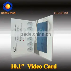 10.1inch LCD Video Brochure Card Advertising/wedding Invitation Card thumbnail-2