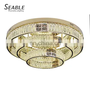 Luxury Style Interior Decoration Dining Room Living Room Modern Crystal LED Ceiling Lamp thumbnail-4
