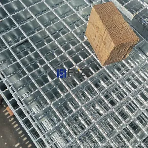 Steel Serrated Bar Gratings Stair Treads Hot Dipped Galvanized for Steel Structure thumbnail-3
