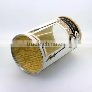 Fashion Paper Tube With PVC Show Window for Gifts Packaging thumbnail-4