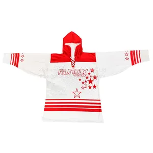 Hockey Jersey Cold Outdoor Plan White Hockey Jerseys Custom Fitted Hockey Jerseys Oversize Lightweight Customized Hockey Jersey thumbnail-1
