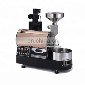 1kg Direct Fire Semi-hot Air Coffee Roasting Machine Coffee Sample Roaster thumbnail-2
