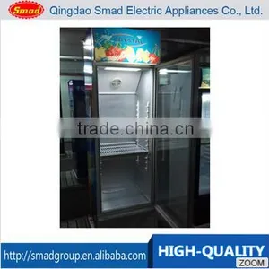 Upright Glass Door Direct Cooling Commercial Display Refrigerator Showcase thumbnail-1