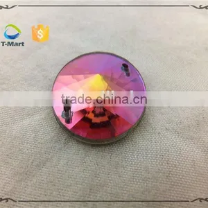 Round Shape Acrylic Stone With Rainbow Color thumbnail-4