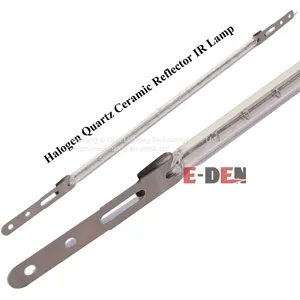 White Ceramic Halogen Infrared Heat Lamp 240V 1000W Quartz Infrared Single Tube Lamp thumbnail-2