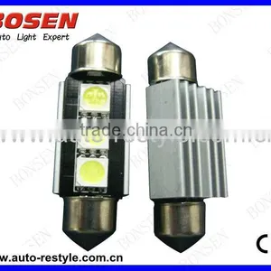 Canbus Led Auto Bulb 4SMD 36mm/38mm/39mm/42mm/43mm Festoon C5W thumbnail-1