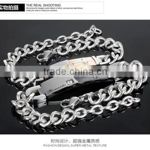 Titanium Steel Couple Bangles Fastness Retro Classic Cross Bracelet Popular Valentine's Day Gifts thumbnail-2