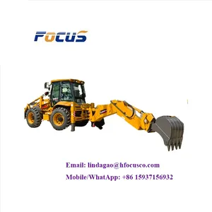 Backhoe Loader - Construction Equipment,New Backhoe Loader,China Price 80~100 HP Horse Cab Four-wheel Backhoe Loader for Sale thumbnail-1