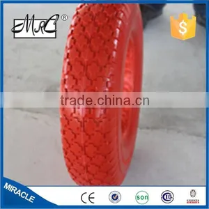 Heavy Duty Small Solid Tyre Flat Free Wheelbarrow Wheel PU Foam Wheel 4.80/4.00-8 thumbnail-5