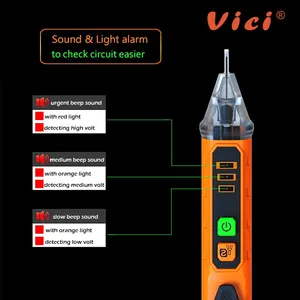 Vicimeter 12V to 1000V Voltage Detector AC-3 Tester Pencil With LED Signal Display thumbnail-3