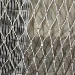 Stainless Steel Rope Mesh With 12x12cm Grid for Industrial Safety Fencing thumbnail-5