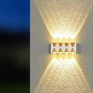 Modern Exterior Light Led Porch Lights Outdoor up Down Hallway Waterproof Wall Washer Lamp for House Villa Entryway Corridor thumbnail-4