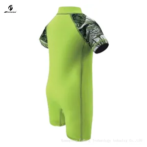 Junior Shorty Flexible Swimsuit Waterproof Wetsuit for Kids Comfortable Clothing for Water Park thumbnail-2