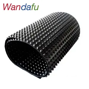 WandafuRolling Drainage Board Garage Roof Can be Used for Roof Garden Waterproof and Hydrophobic Drainage HDPE Convex Height Adjustable Drainage Board thumbnail-4