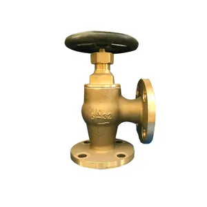 JIS 5K 10K Bronze Angle Globe Valve thumbnail-1